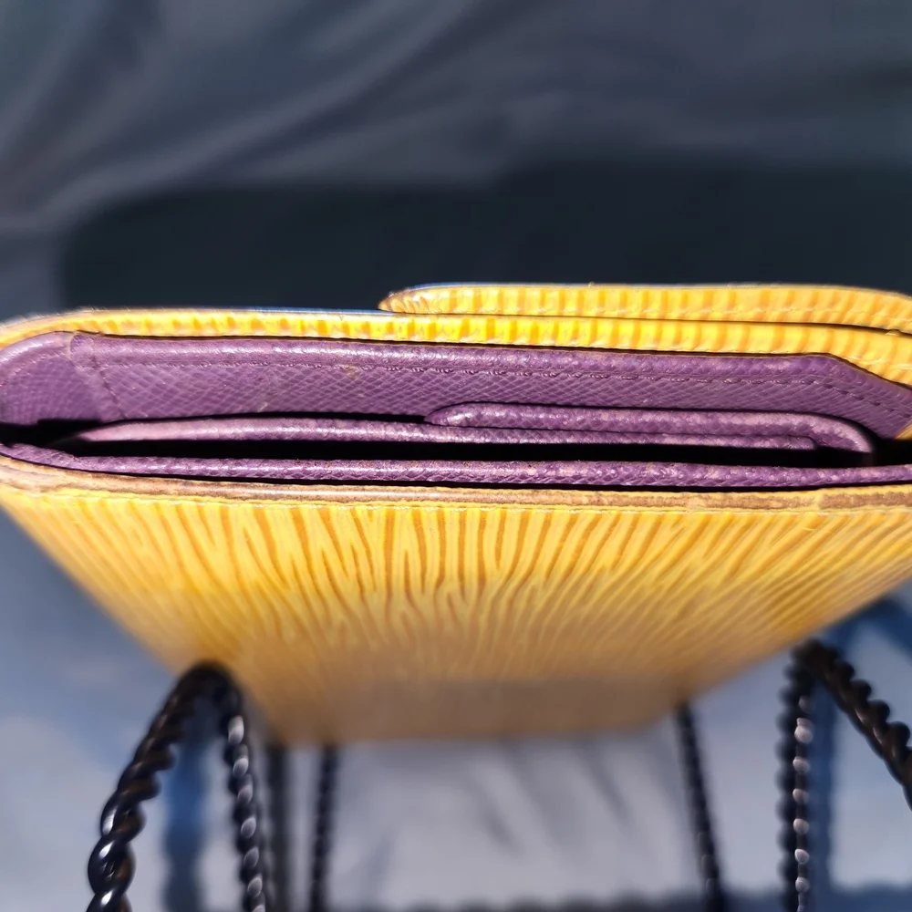 Rehab Louis Vuitton Yellow Clutch